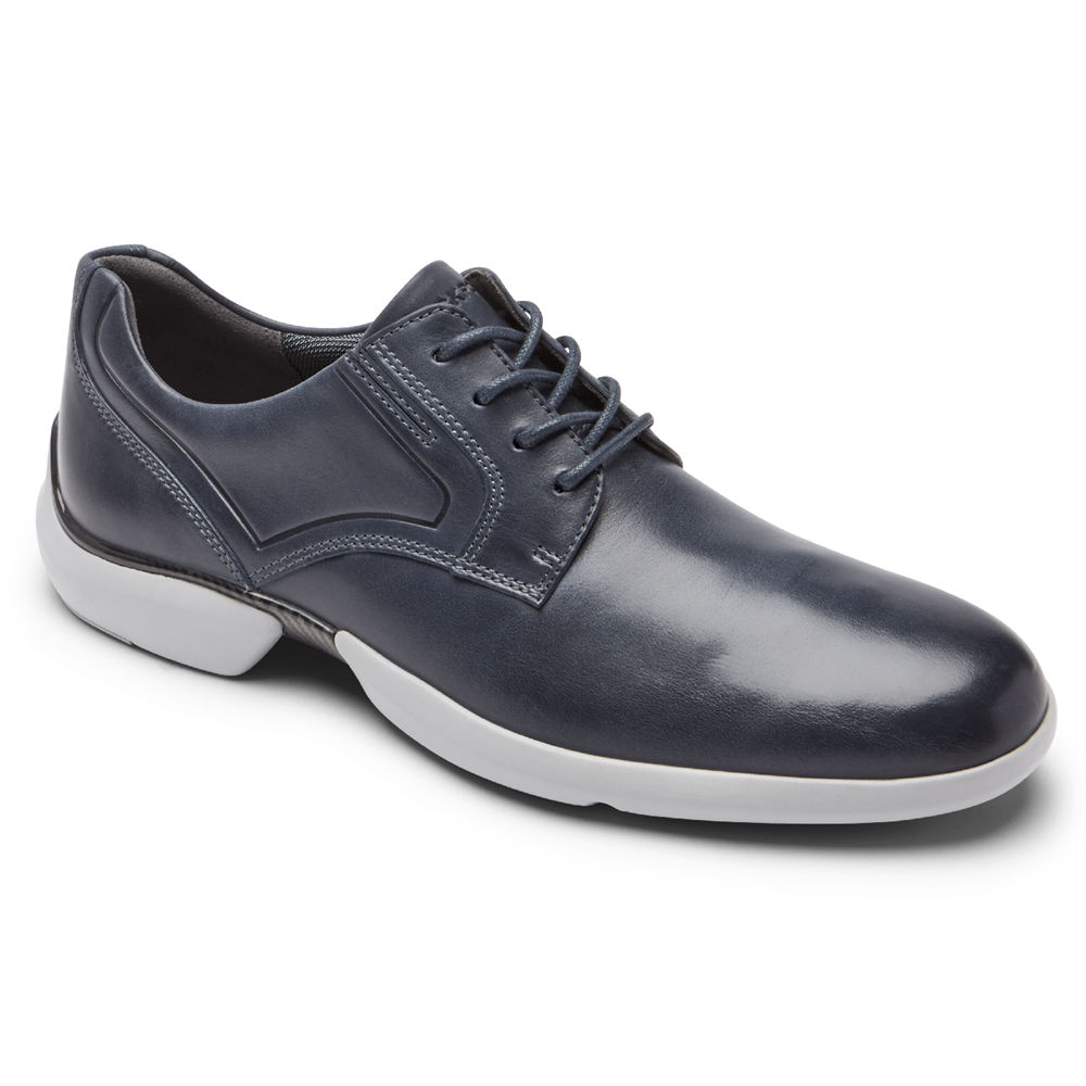 Rockport Singapore Mens Oxfords - Total Motion Advance Plain Toe Navy - AC0758643